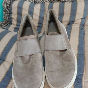 Vince Suede Slip Ons Taupe Color 6.5M